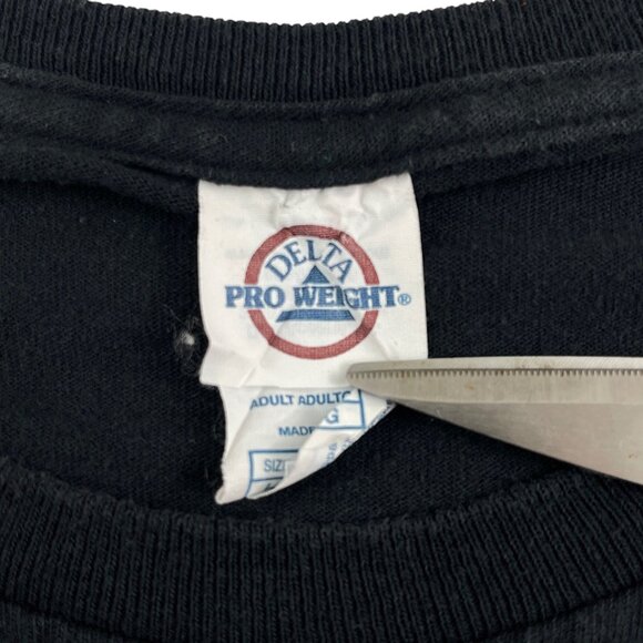 Majestic Boston Red Sox Delta Pro Weight Graphic T-Shirt Black L Mens Short Slee - Picture 4 of 7